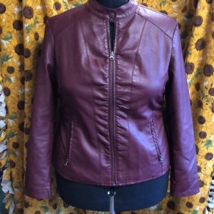 Pho-leather Red Jacket barley used.